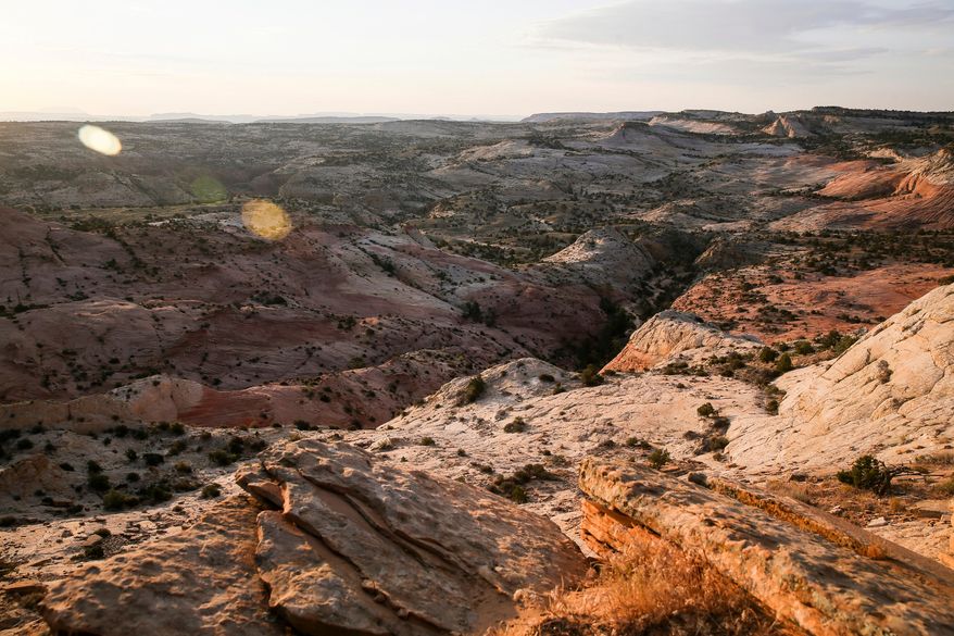 The Grand Staircase-Escalante National Monument in Utah is seen on July 9, 2017. (Spenser Heaps/The Deseret News via AP, File)