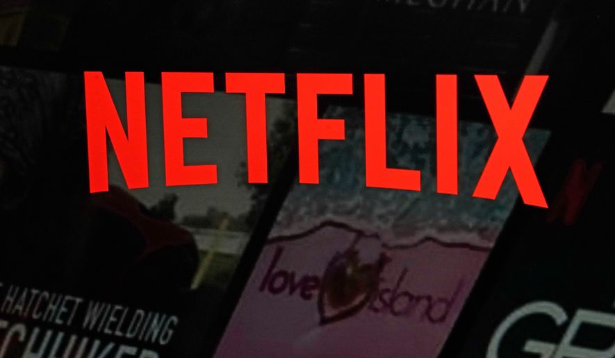 FILE - The Netflix logo is displayed on the company's website on Feb. 2, 2023, in New York. (AP Photo/Richard Drew, File)
