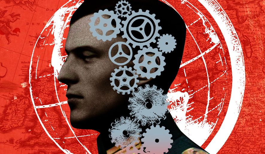 Col. Claus von Stauffenberg illustration by Linas Garsys / The Washington Times