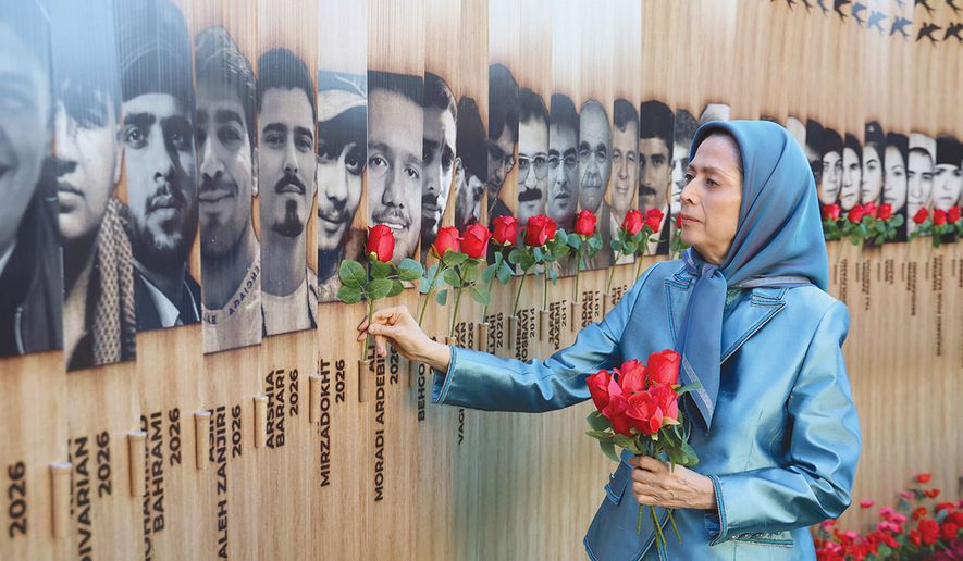 Paris, June 20 - Mrs. Rajavi pays tribute to young protesters killed by the Iranian regime during the 2026 nationwide uprising.