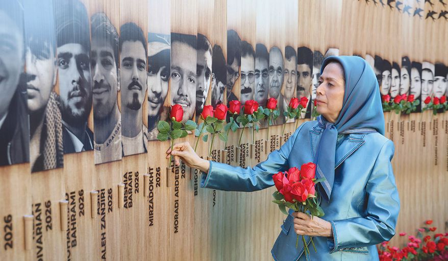 Paris, June 20 - Mrs. Rajavi pays tribute to young protesters killed by the Iranian regime during the 2026 nationwide uprising.