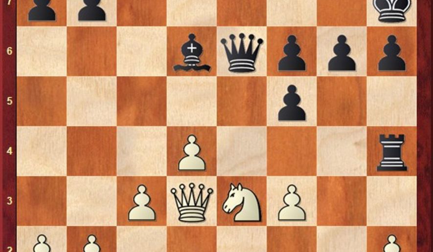 Woodward-Lee after 28...Qxe6.