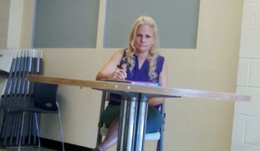 This image taken from video provided by Merrimack County Superior Court in Concord, N.H., shows Pamela Smart appearing remotely from Bedford Hills Correctional Facility for Women in Bedford Hills, N.Y., during a hearing related to her petition for a new trial, Monday, July 20, 2026, in Concord, N.H. (Merrimack County Superior Court via AP)