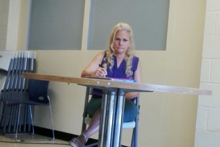 This image taken from video provided by Merrimack County Superior Court in Concord, N.H., shows Pamela Smart appearing remotely from Bedford Hills Correctional Facility for Women in Bedford Hills, N.Y., during a hearing related to her petition for a new trial, Monday, July 20, 2026, in Concord, N.H. (Merrimack County Superior Court via AP)