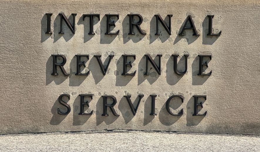 FILE - The headquarters of the Internal Revenue Service is in Washington, August 10, 2024. (AP Photo/Ted Shaffrey, File)