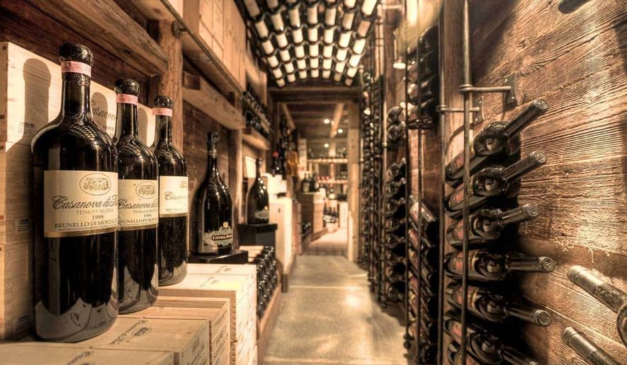 Wine used to be the reason to visit. Now, Europe's oldest estates take their kitchens just as seriously, bottle included. Photo credit: La Perla Mahatma cellar.