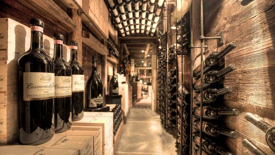 Wine used to be the reason to visit. Now, Europe's oldest estates take their kitchens just as seriously, bottle included. Photo credit: La Perla Mahatma cellar.