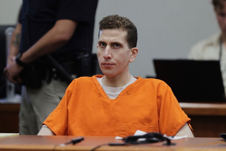 FILE - Bryan Kohberger appears at the Ada County Courthouse, for his sentencing hearing, Wednesday, July 23, 2025, in Boise, Idaho, for stabbing four University of Idaho students to death nearly three years ago. (AP Photo/Kyle Green, file)