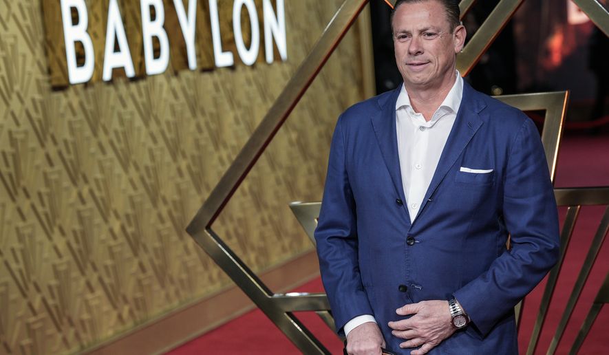 FILE - Producer Jason Cloth poses for photographers upon arrival at the premiere of the film, "Babylon," in London on Jan. 12, 2023. (Photo by Scott Garfitt/Invision/AP, File)