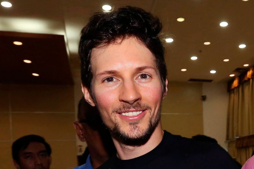 Telegram co-founder Pavel Durov smiles following his meeting with Indonesian Communication and Information Minister Rudiantara in Jakarta, Indonesia, on Aug. 1, 2017. (AP Photo/Tatan Syuflana, File)