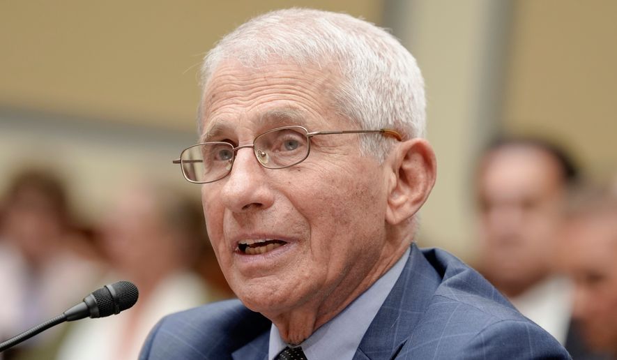 Dr. Anthony Fauci, former director of the National Institute of Allergy and Infectious Diseases, testifies during a House Select Subcommittee on the coronavirus pandemic on Capitol Hill, June 3, 2024, in Washington. (AP Photo/Mariam Zuhaib, File)