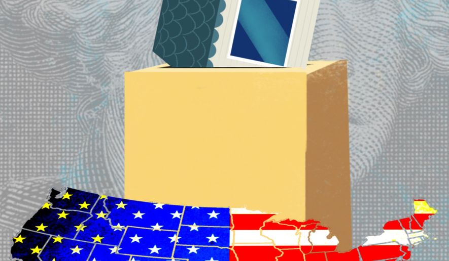 The midterm elections' impact on small businesses in the United States of America illustration by Linas Garsys / The Washington Times