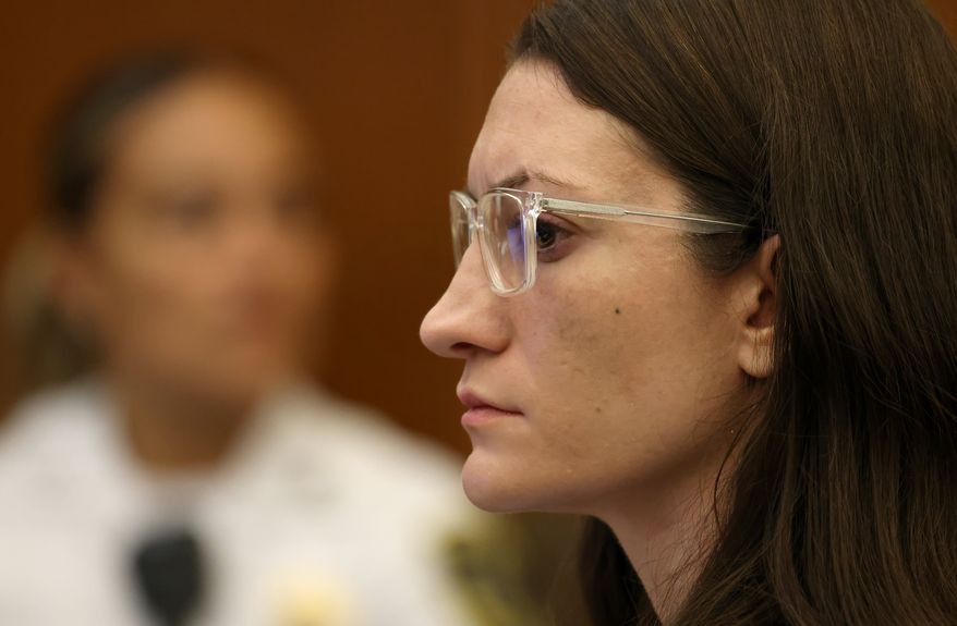 Lindsay Clancy attends her murder trial at Plymouth Superior Court in Plymouth, Mass., on Wednesday, July 29, 2026. (David L. Ryan/The Boston Globe via AP, Pool)
