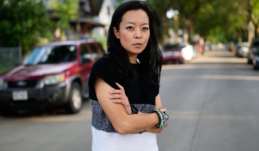 Democratic gubernatorial candidate Francesca Hong poses for a photo Friday, July 24, 2026, in Milwaukee. (AP Photo/Nam Y. Huh)