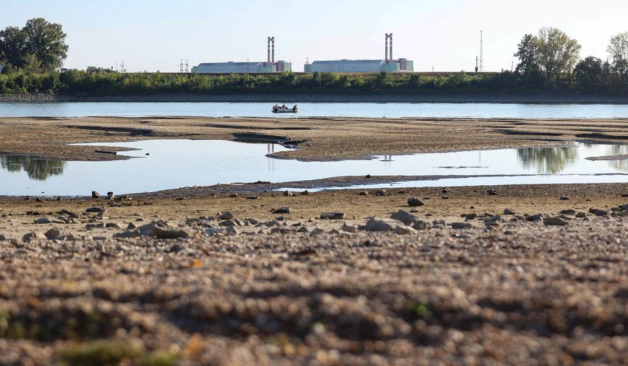 The MVM Paks Nuclear Power Plant, which had to close its Reactor 3 due to extremely low water levels on the Danube River, is seen in Paks, Hungary, Wednesday July 29, 2026. (Daniel Kiss)