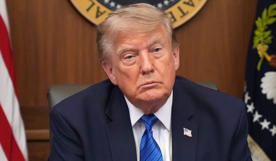 President Donald Trump listens during a cabinet meeting, Friday, July 31, 2026, at Camp David, the presidential retreat, near Thurmont, Md., Friday, July 31, 2026. (AP Photo/Jacquelyn Martin)