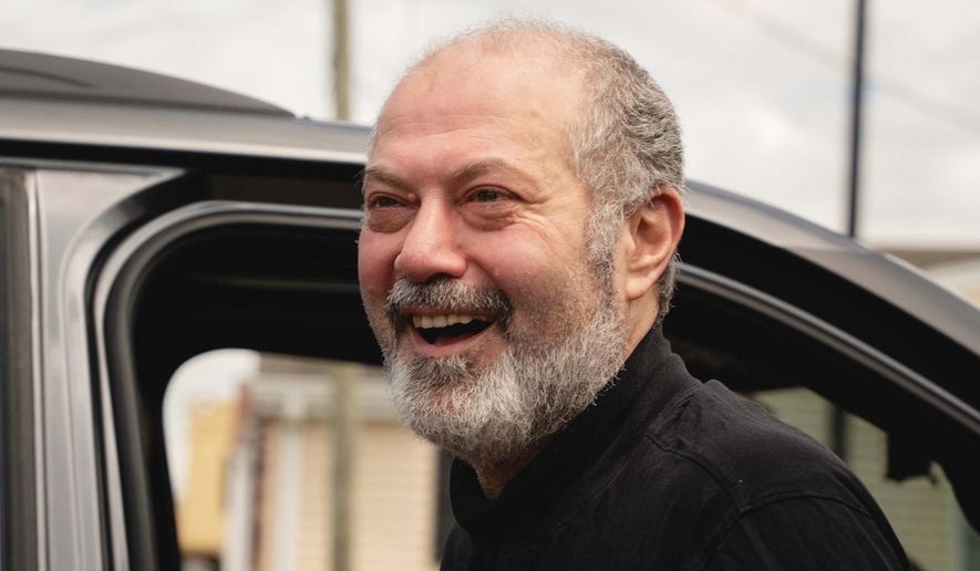 FILE - This photo provided by Yaseen Jajeeb shows Islamic Society of Milwaukee President Salah Sarsour on June 18, 2026, shortly after his release from Clay County Jail in Brazil, Indiana, where he was detained after his arrest by U.S. Immigration and Customs Enforcement agents in March. (Yaseen Najeeb via AP, File)
