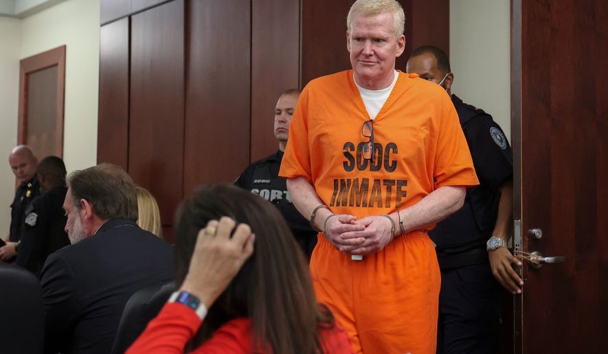 FILE - Alex Murdaugh arrives for a judicial hearing, June 29, 2026, at the Marc H. Westbrook Judicial Center in Lexington, S.C. (Tracy Glantz/The State via AP, Pool, File)
