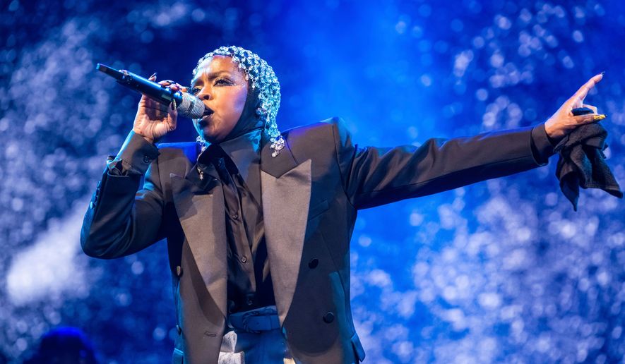 FILE - Lauryn Hill performs during "The Miseducation of Lauryn Hill" 25th anniversary tour on Oct. 19, 2023, in New York. (Photo by Charles Sykes/Invision/AP, File)