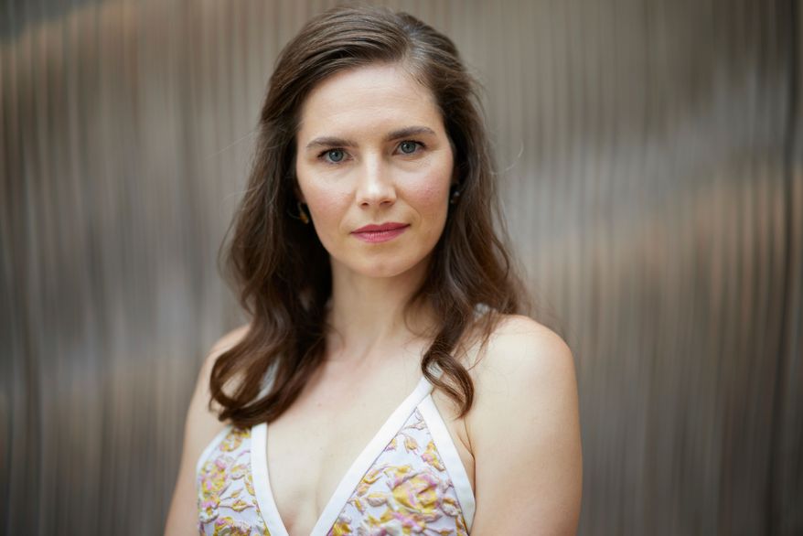 Amanda Knox poses for a portrait to promote "The Twisted Tale of Amanda Knox" Aug. 19, 2025, in New York. (Photo by Matt Licari/Invision/AP, File)