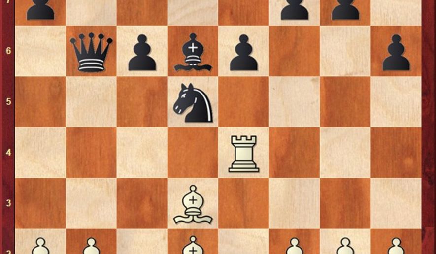 Zapata-Kraai after 18...bxc6.