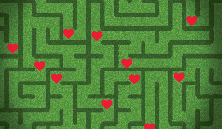 Looking for love and finding spouses illustration by Alexander Hunter/The Washington Times