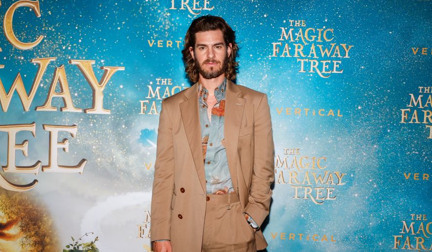 Andrew Garfield attends "The Magic Faraway Tree" special screening at Regal Union Square on Wednesday, July 29, 2026, in New York. (Photo by CJ Rivera/Invision/AP)