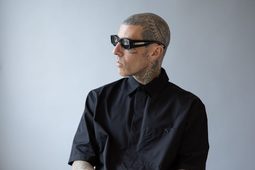 Travis Barker poses for a portrait in New York on Thursday, June 11, 2026. (Photo by Matt Licari/Invision/AP)
