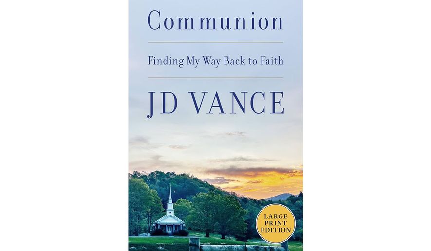 "Communion: Finding My Way Back to Faith" (book cover)