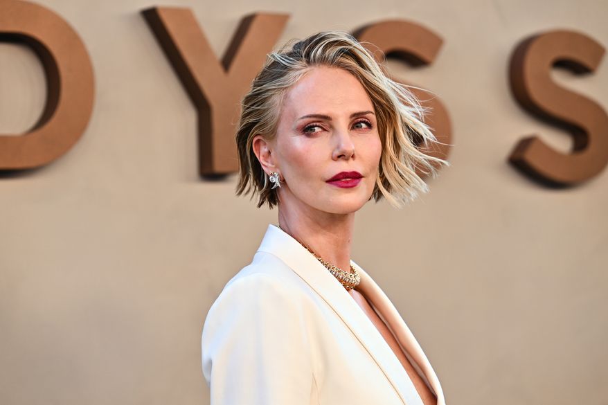 Charlize Theron attends the premiere of "The Odyssey" at AMC Lincoln Square on July 14, 2026, in New York. (Photo by Evan Agostini/Invision/AP, File)