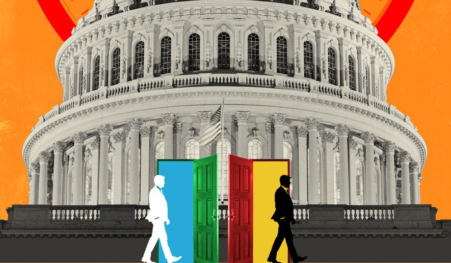Congressional term limits illustration by Linas Garsys / The Washington Times