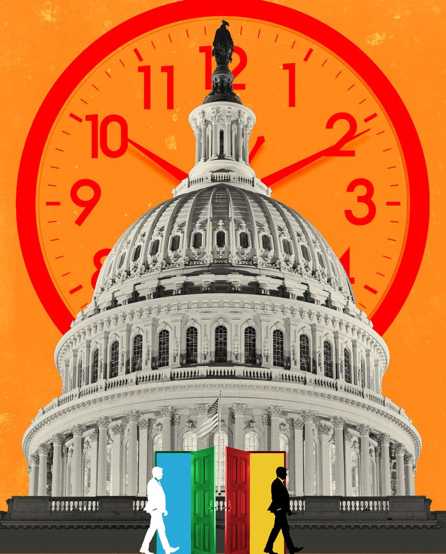 Congressional term limits illustration by Linas Garsys / The Washington Times