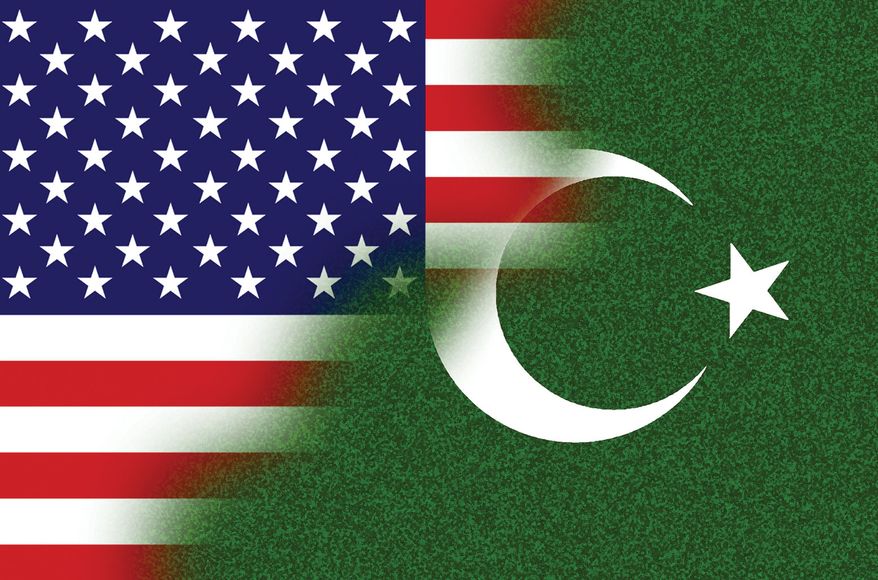 Radical Islam taking over the United States of America illustration by Alexander Hunter/The Washington Times