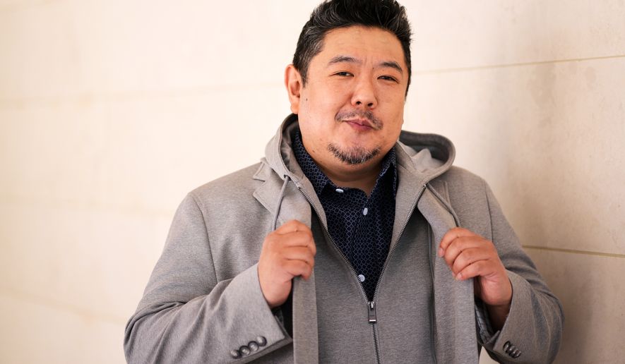 Eric Bauza poses for a portrait to promote the film "Coyote vs. Acme" on Tuesday, June 9, 2026, in Los Angeles. (AP Photo/Chris Pizzello)
