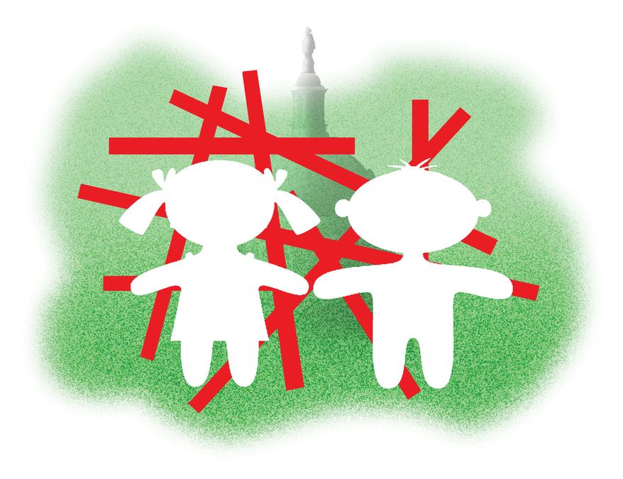 Head Start program regulations legislation illustration by Alexander Hunter/The Washington Times
