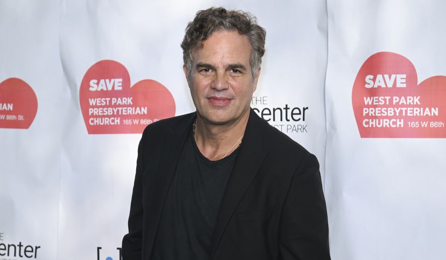 Mark Ruffalo attends The Center at West Park's "All the President's Men" reading at Guild Hall to benefit West-Park Presbyterian Church on Monday, Aug. 25, 2025, in East Hampton, N.Y. (Photo by Scott Roth/Invision/AP)