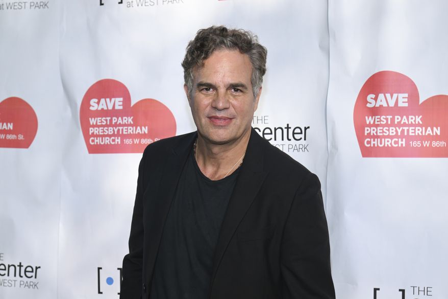 Mark Ruffalo attends The Center at West Park's "All the President's Men" reading at Guild Hall to benefit West-Park Presbyterian Church on Monday, Aug. 25, 2025, in East Hampton, N.Y. (Photo by Scott Roth/Invision/AP)