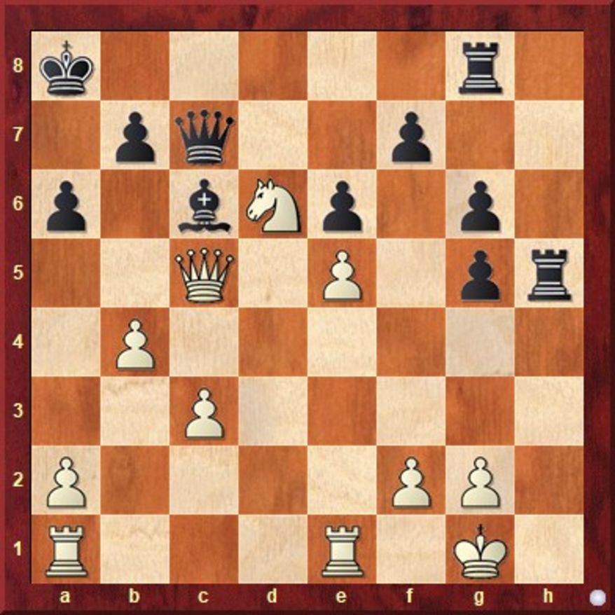 Baker-Johnson after 23...Rxh5.
