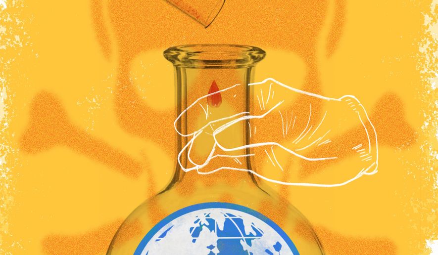 As illicit substances become easier to produce, prevention is paramount. Illustration by Linas Garsys / The Washington Times.