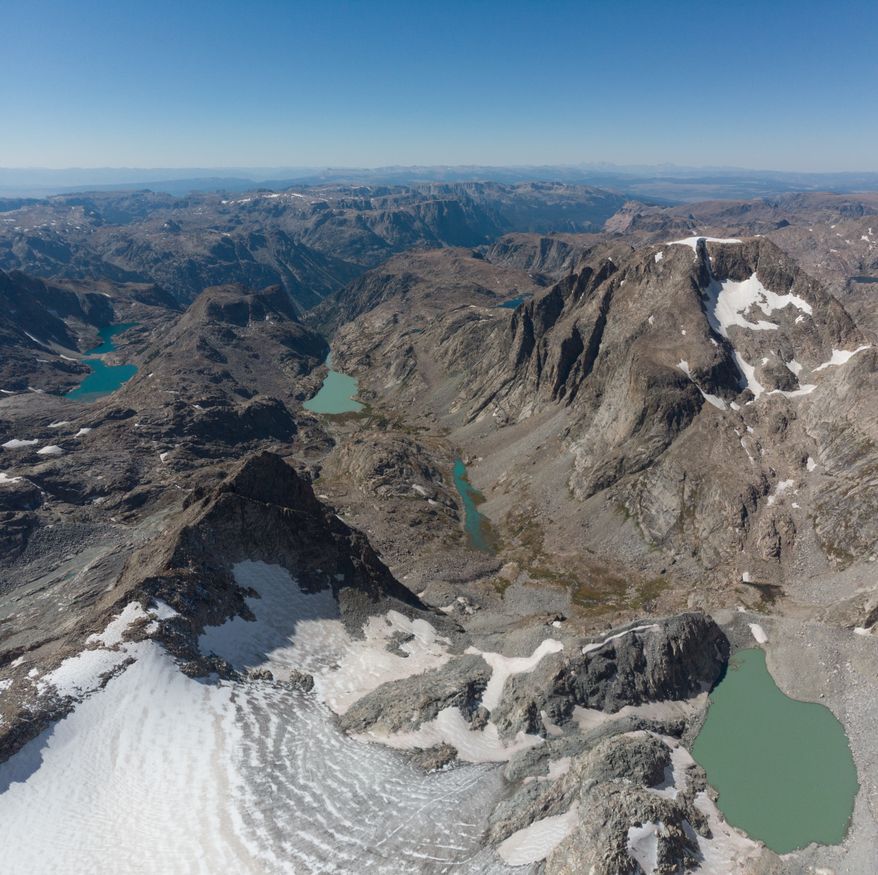 Gannett Peak, Wyoming's high point, and the headwaters of the Green River. File photo credit: Jeff Bernhard via Shutterstock.