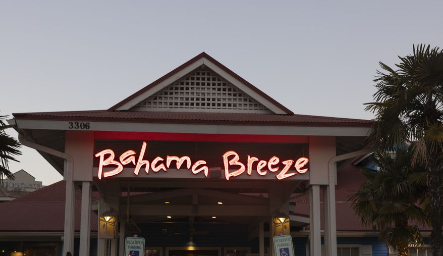 Bahama Breeze restaurant, Raleigh, North Carolina, February, 7th, 2026. Photo credit: spencer Hart via Shutterstock.
