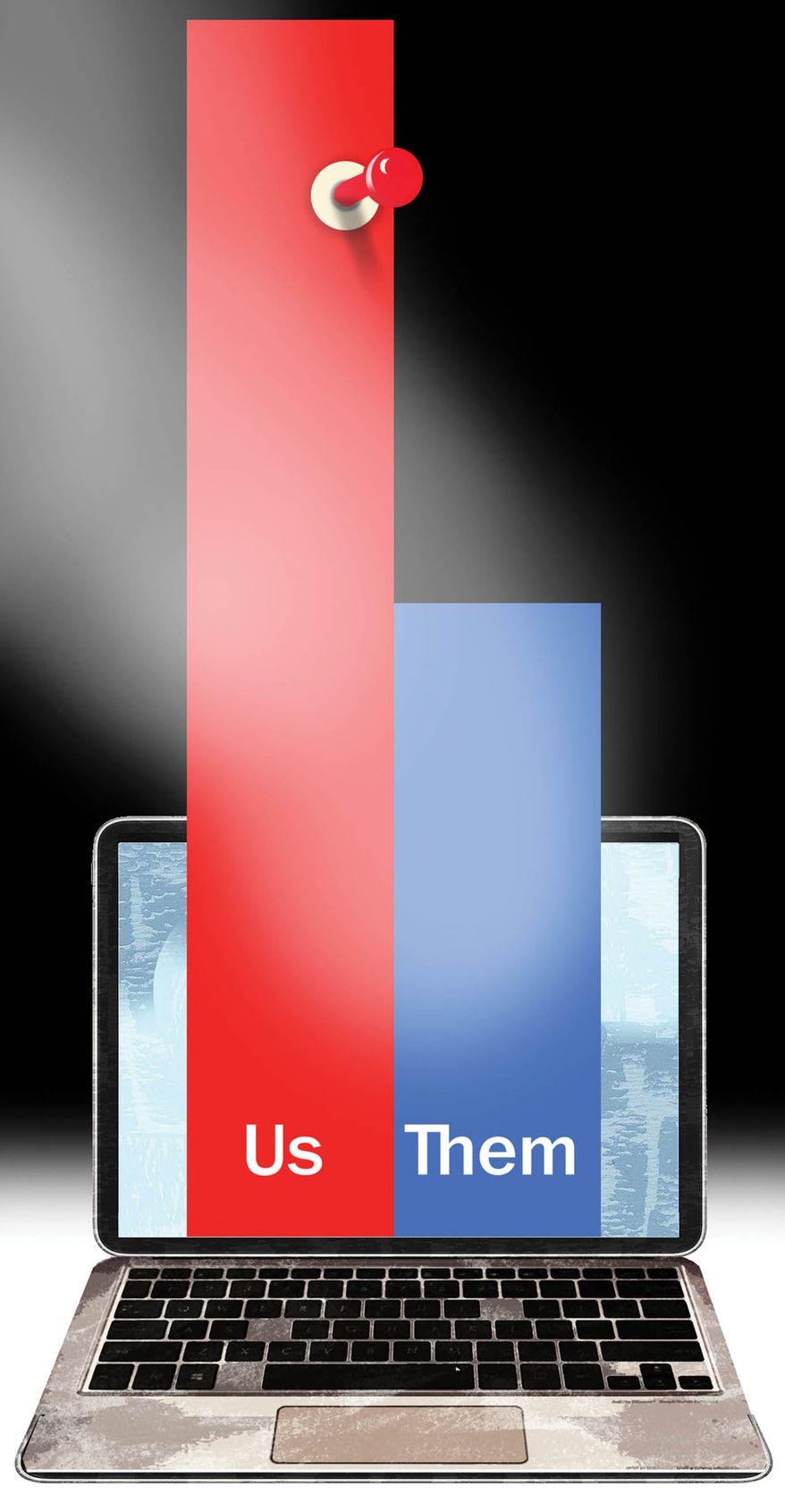 Political polls illustration by Alexander Hunter/The Washington Times