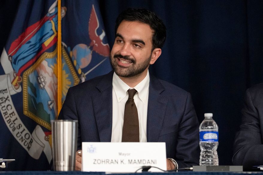 New York Mayor Zohran Mamdani speaks during the annual New York State Financial Control Board meeting, Aug. 12, 2026, in New York. (AP Photo/Yuki Iwamura, File)