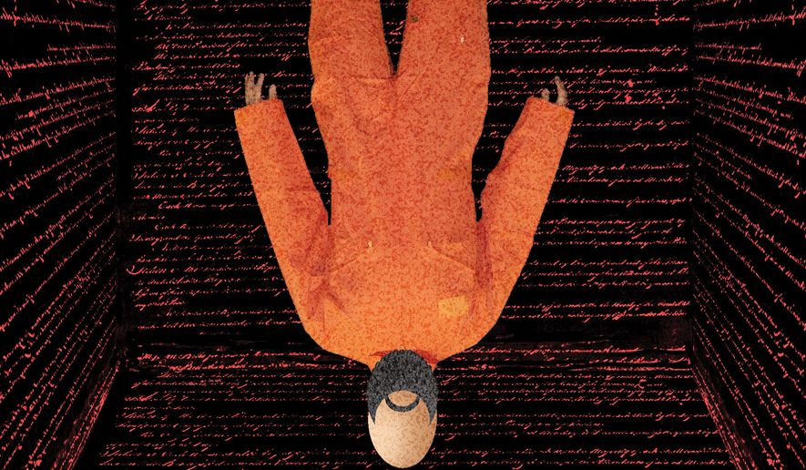 Torture of prisoners and the U.S. Constitution illustration by Alexander Hunter/The Washington Times