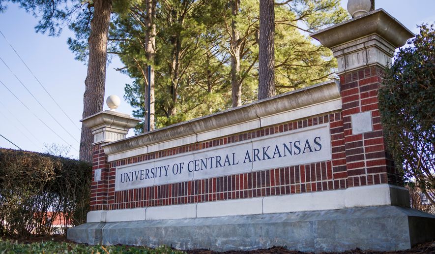The University of Central Arkansas (UCA) entrance sign. File photo credit: University of College via Shutterstock.