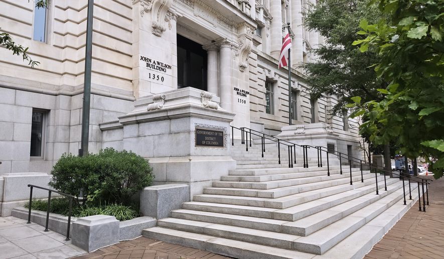 The District of Columbia's main government building, the John A. Wilson Building, in Washington. File photo credit: Kosoff via Shutterstock.
