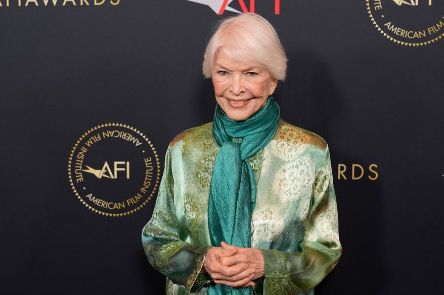FILE - Ellen Burstyn arrives at the AFI Awards on Friday, Jan. 12, 2024, at the Four Seasons Beverly Hills in Beverly Hills, Calif. (AP Photo/Chris Pizzello, File)