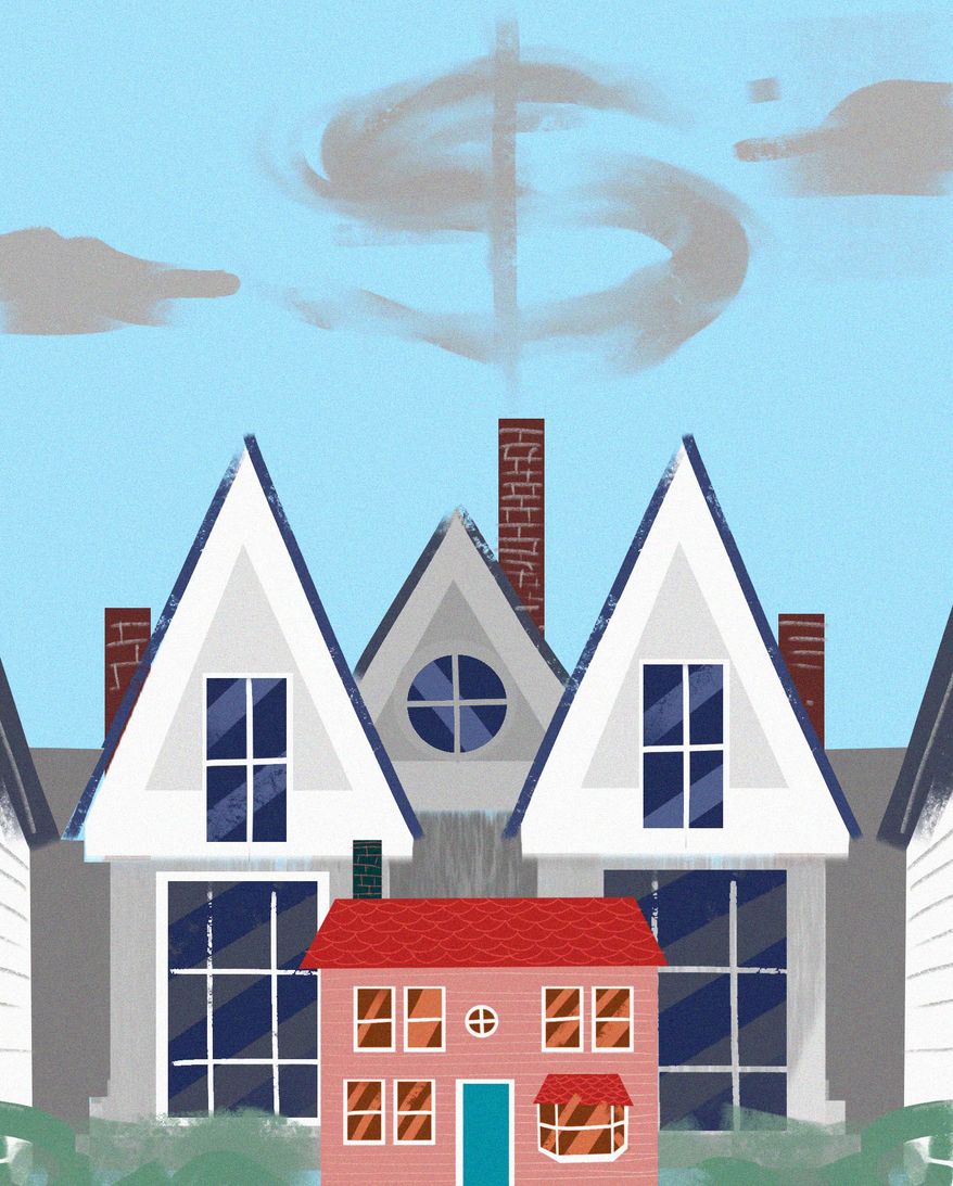 The United States of America's millionaires illustration by Linas Garsys / The Washington Times