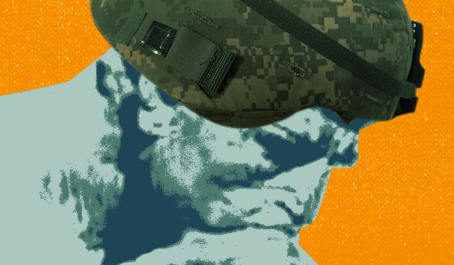 U.S. military and problem-solving soldiers illustration by Linas Garsys / The Washington Times