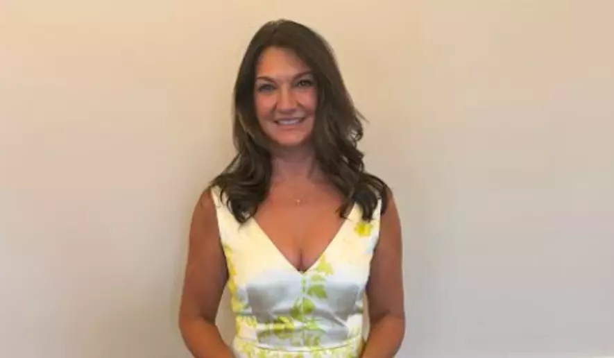 Maria Sayegh, the former Maria McHugh, is a 9/11 widow who remarried and whose young son became a Green Beret 25 years later. (Photo courtesy of Tom Sayegh)